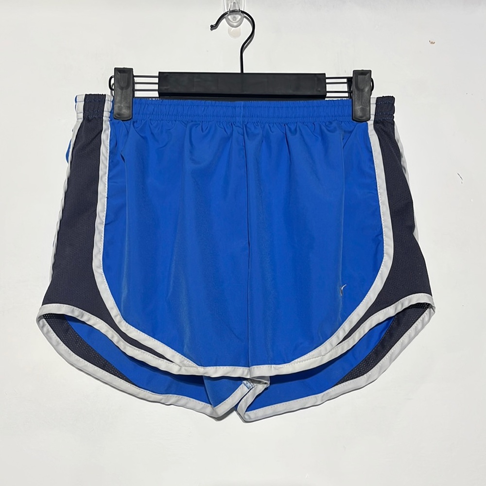 Nike Dri-Fit Tempo Girls Blue Running Shorts Size Large